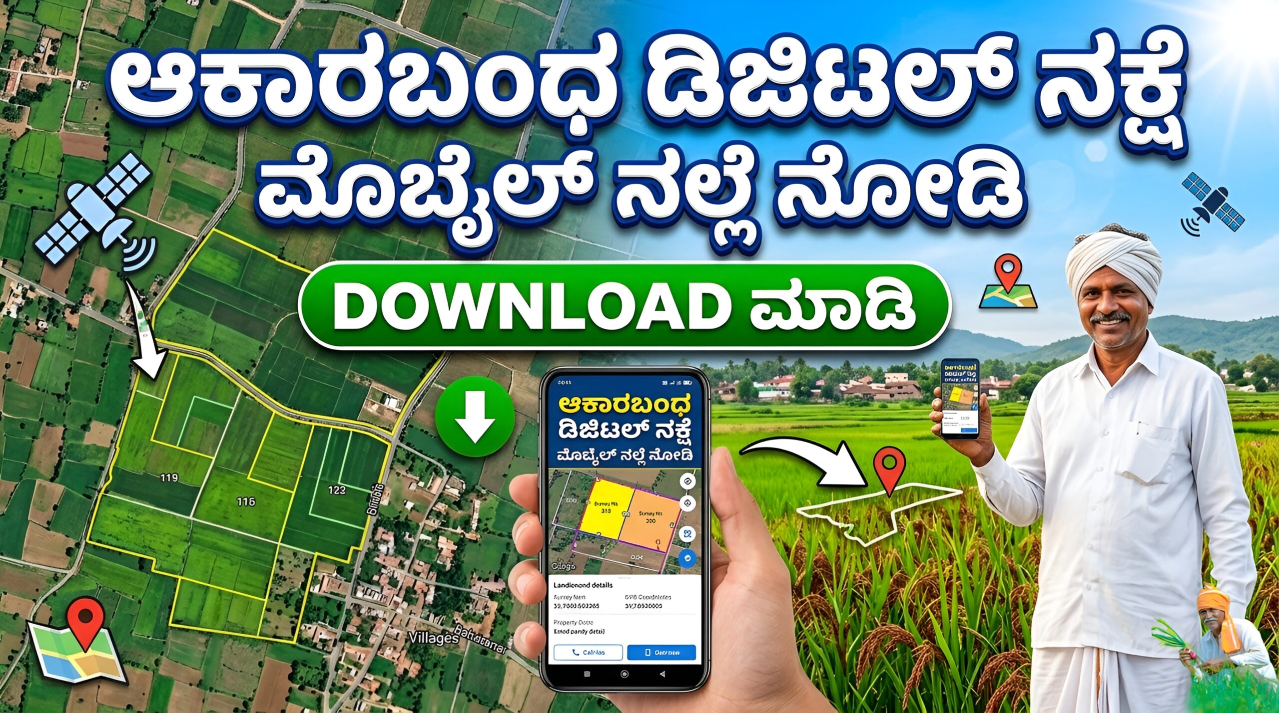 Akarband land details Karnataka