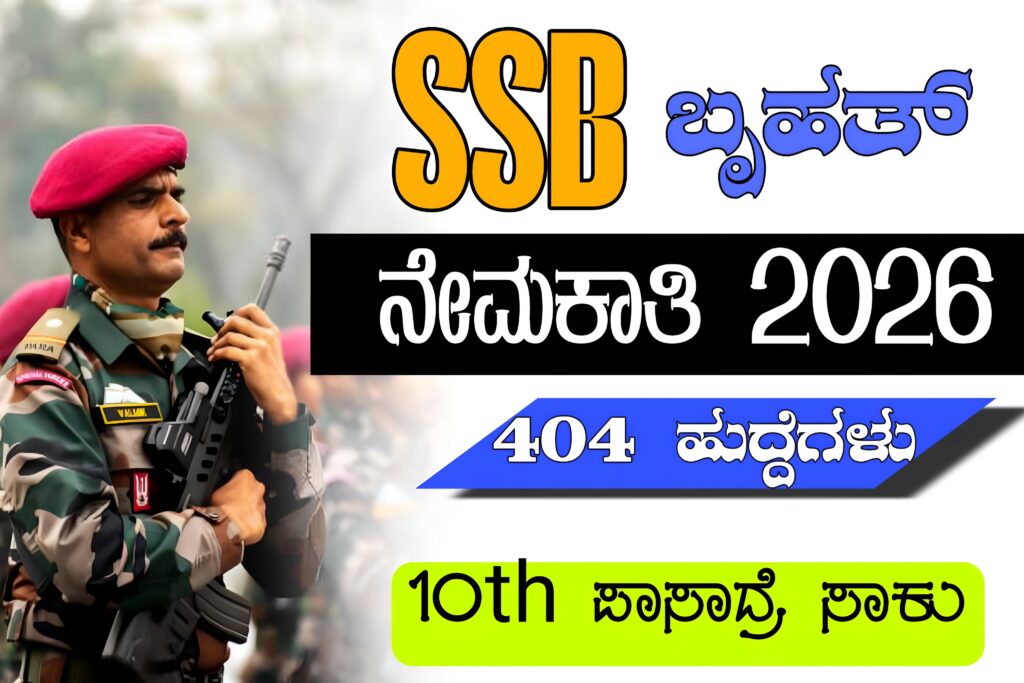 SSB Constable Recruitment 2026
