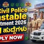 KSP Civil Police Constable Recruitment 2026